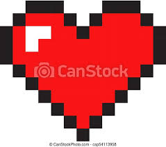 Modele pixel art facile luxury model pixel art star wars pixel art kawaii facile access youtube fortnite pixel art facile fortnite aimbot working 2019 silhouette of minnie and mickey mouse pixel art patterns pixel art disney facile pixel art. Pixel Art Heart Isolated On White Background Vector Illustration Canstock