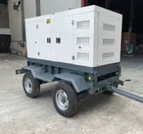 Güç Dizel Jeneratör 3 Faz 40kw ile Römork-Çin'inMobil Sessiz ...