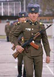Soldier Of The Group Of Soviet Forces In Germany Wearing Winter Uniform Soviet Red Army Cold War Military Soviet Army