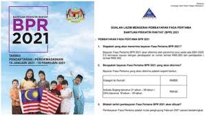 Untuk makluman, permohonan bpr 2021 yang diumumkan dalam bajet 2021 sudah dibuka. Tarikh Bayaran Bpr Fasa Pertama Dipercepatkan Kepada Februari 2021