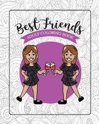 Printable coloring pages for adults elephant coloring page. Amazon Com Best Friends Adult Coloring Book Funny Best Friend Sayings And Quotes With Relaxing Patterns And Animals To Color 9781718076167 River Breeze Press Books