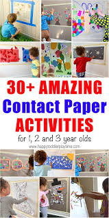 30 Of The Best Contact Paper Activities Happy Toddler Playtime Toddler Learning Activities Activities For Kids Indoor Activities For Kids