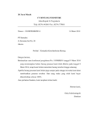 Contoh surat penawaran barang furniture rumah. 16 Contoh Surat Balasan Penawaran Penelitian Pemesanan Contoh Surat