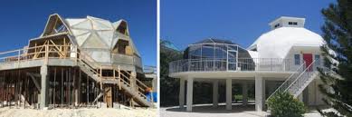 Elevated Cement Domes Dome Home Geodesic Dome Homes Dome Home Kits