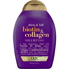 Biotin And Collagen Thickening Shampoo Review Ogx Thick Full Biotin Collagen Shampoo 13 Fl Oz Walmart Com Biotin And Collagen Shampoo Shampoo For Thinning Hair Biotin Shampoo
