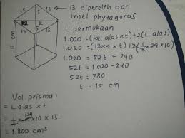 Maybe you would like to learn more about one of these? Rumus Prisma Belah Ketupat Volume Siswapelajar Com