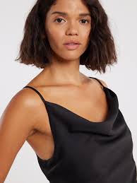 Josephine Black Buckle Pointed Flat