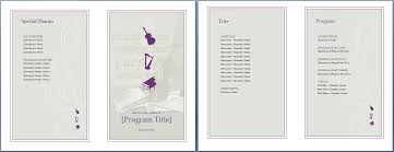 If you're going to make the birthday cake yourself, get prepared ahead of time. Music Event Program Invitation Template Formal Word Templates