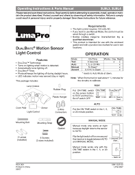 Heath Zenith Dualbrite Motion Sensor Light Control 2lbl3 User Manual 16 Pages Also For Dualbrite Motion Sensor Light Control 2lbl4