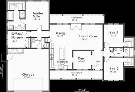 Single Level House Plans One Story House Plans Great Room House Our collection of 1 story home plans are designed to take advantage of wasted space and maximize your views from within the homes. single level house plans one story