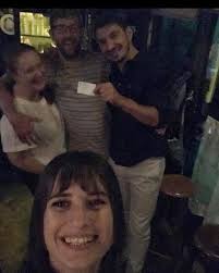 With the irish... Alan Mooney, Kate O'leary...