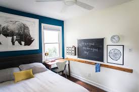 25 stylish bedroom accent wall ideas. Grown Up Kids Bedroom With A Blue Accent Wall Live Free Creative Co