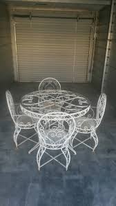 This Is The Most Amazing Vintage Set I Have Ever Seen Dont Really Want To Sell It But Wrought Iron Dining Table Wrought Iron Patio Set Garden Table And Chairs