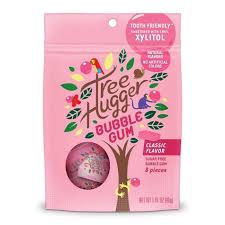 The brands' name 5 hints at the 5 human being senses. Tree Hugger Classic Bubble Gum Sweetened With 100 Xylitol 3 79 Plantx