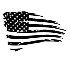 Black And White American Flag Eagle Decal Pin On Car Decals