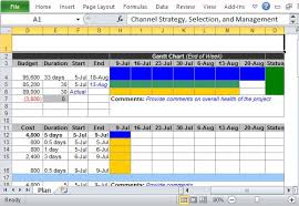 channel marketing plan maker template for excel