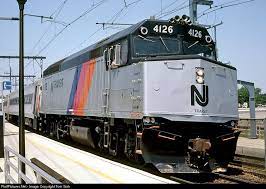 Njt 4126 Nj Transit Emd F40ph At Metuchen New Jersey By Tom Sink Train Commuter Train Train Times