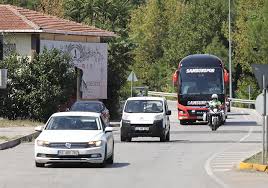 Samsunspor maç öncesi takım otobüsü karşılama. Yeni Otobusumuz Geldi Samsunspor Resmi Internet Sitesi