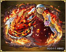 A guy half turned into magma with a killing expression on his face running towards you. Wallpaper One Piece Akainu Top Anime Wallpaper