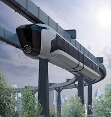 Suspended Monorail 02 Futuristic Architecture Futuristic Technology Futuristic Cars