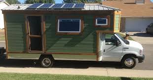 Ford E 350 Motorized Tiny Home On Wheels House On Wheels Truck House Tiny House On Wheels