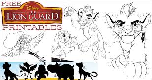 The lion guard kion and simba coloring pages. The Lion Guard Printables With Beshte Kion And Other Characters