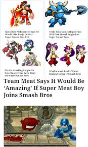 The idea is to not alter the quote and make up a huge, silly context around it. Good News All Around Smash Bros Fighter Ballot Know Your Meme