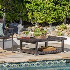 Also set sale alerts and shop exclusive offers only on shopstyle. Celia Outdoor Adjustable Wicker Coffee Table Multibrown From Walmart Accuweather Shop