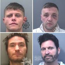 The men locked up last year for abusing their partners