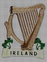 Simply download the pattern, print and stitch. Ireland S Harp Crochet Pattern Cgir 105337
