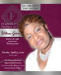 Felissa-Gervin Funeral Program