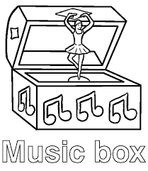 Music Box Coloring Page Coloring Sun Coloring Pages Music Box Coloring Pages For Kids