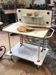 French Marble Pastry Table Kitchen Table Oak Retro Kitchen Tables Kitchen Work Tables