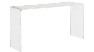 Peekaboo 56 Acrylic Console Table Reviews Cb2 Console Table Acrylic Furniture Design Office Furniture Modern