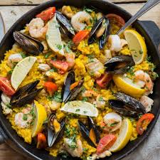 Bunte Gemuse Paella Mit Gerosteten Cashewkernen Rezept Paella Spanische Paella Paella Rezept
