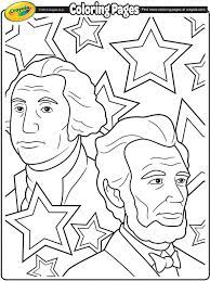 George Washington And Abraham Lincoln On Crayola Com Crayola Coloring Pages Preschool Coloring Pages Free Coloring Pages
