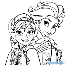 Coloring pages free printable frozen anna elsa coloring. Elsa Coloring Pages Coloring Home