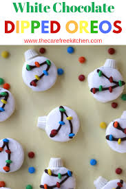 Oreo Ornaments Chocolate Dipped Oreos Chocolate Covered Cookies Chocolate Covered Oreos Christmas