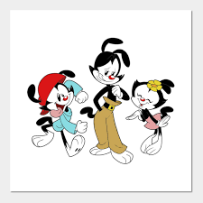 It S Time For Animaniacs Wall And Art Print 80s Cartoons Favorite Cartoon Character 80s Cartoon Characters