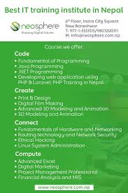 Best Computer And It Training Institute In Kathmandu Nepal Best Computer Digital Film Train