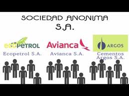 La sociedad anónima está conformada por minino cinco accionistas sin límite máximo, quienes responden hasta por el monto de s