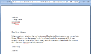 A letter of invitation for a uk visa is a letter written by a citizen or legal resident of the united kingdom, addressed to a foreigner with whom they have family ties or friendship, inviting them to stay over at their house. Microsoft Word 2007 To Word 2016 Tutorials Adding An Address To A Letter