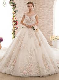 Ball Gown High Waist Appliques Beading Haute Couture Wedding Dresses Wedding Dress Couture Ball Gowns Haute Couture Wedding Dress