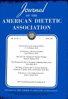 Journal of the American Dietetic Association