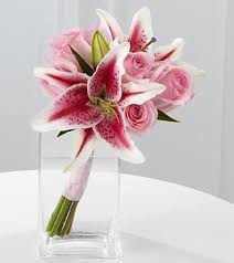 The Ftd Spirit Of Love Bouquet Is A Striking Representation Of Love S Most Eloquent E Bridesmaids Bouquets Pink Stargazer Lily Bouquet Stargazer Lily Wedding
