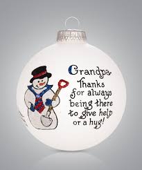 He praised the lord for his goodness and for his love that will last forever. Grandpa Thanks American Ornaments