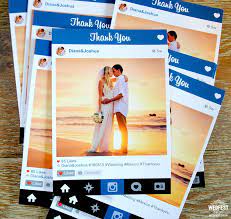 Instagram Wedding Thank You Wedding Thank You Cards Instagram Wedding Wedding Thank You