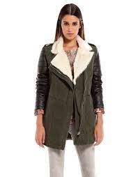 Bershka Croatia Bershka Imitation Leather Sleeve Parka Fashion Leather Sleeve Casual Outfits
