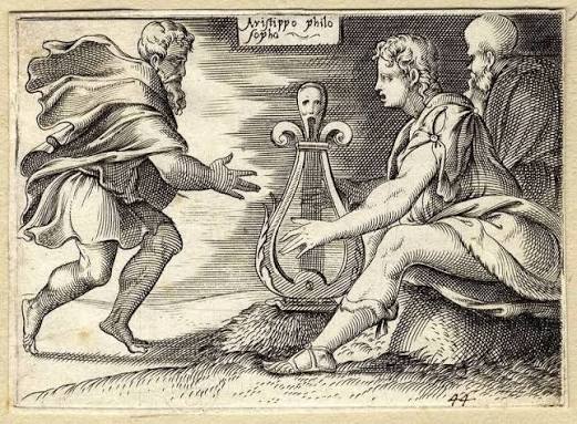 Aristippus Playing the Lyre, from a series of Eight Greek Philosophers –  Museum of Fine Arts, Budapest