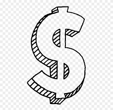 I work all night, i work all day, to pay the bills. Graphic Black And White Download Drawing Money Dollar Dollar Sign Drawing Png Transparent Png 465x762 187649 Pngfind